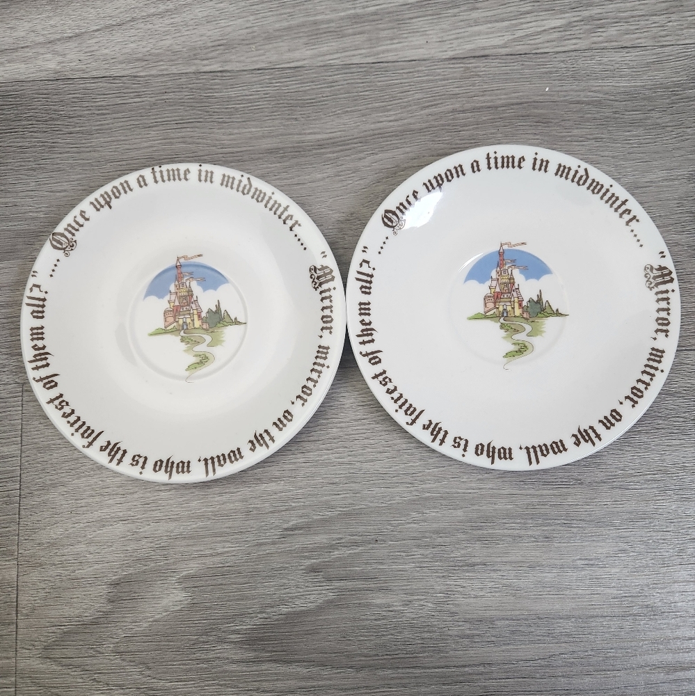 Snow White Plates by Paul Cardew Castle Fairytale Collection Mirror  On The Wall
